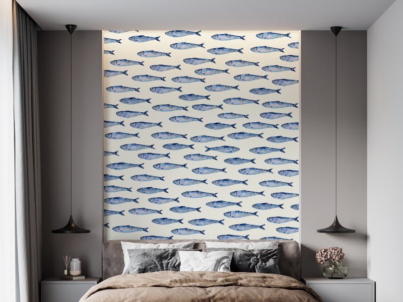 Shimmering Sardines Shoal