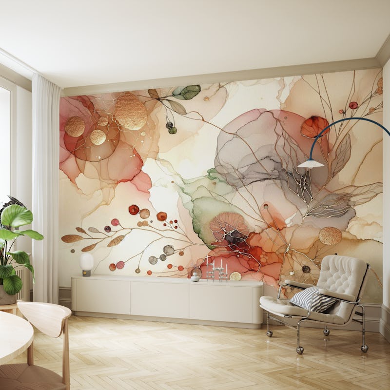 Abstract Botanical Hues